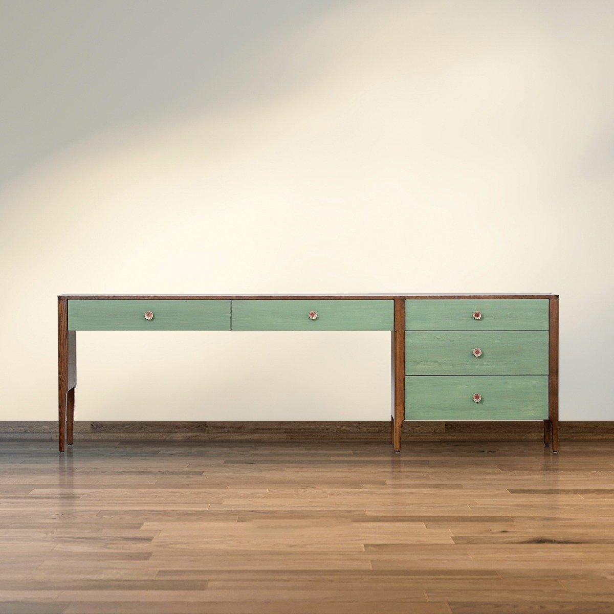 Dalton Writing Desk-Mango Green